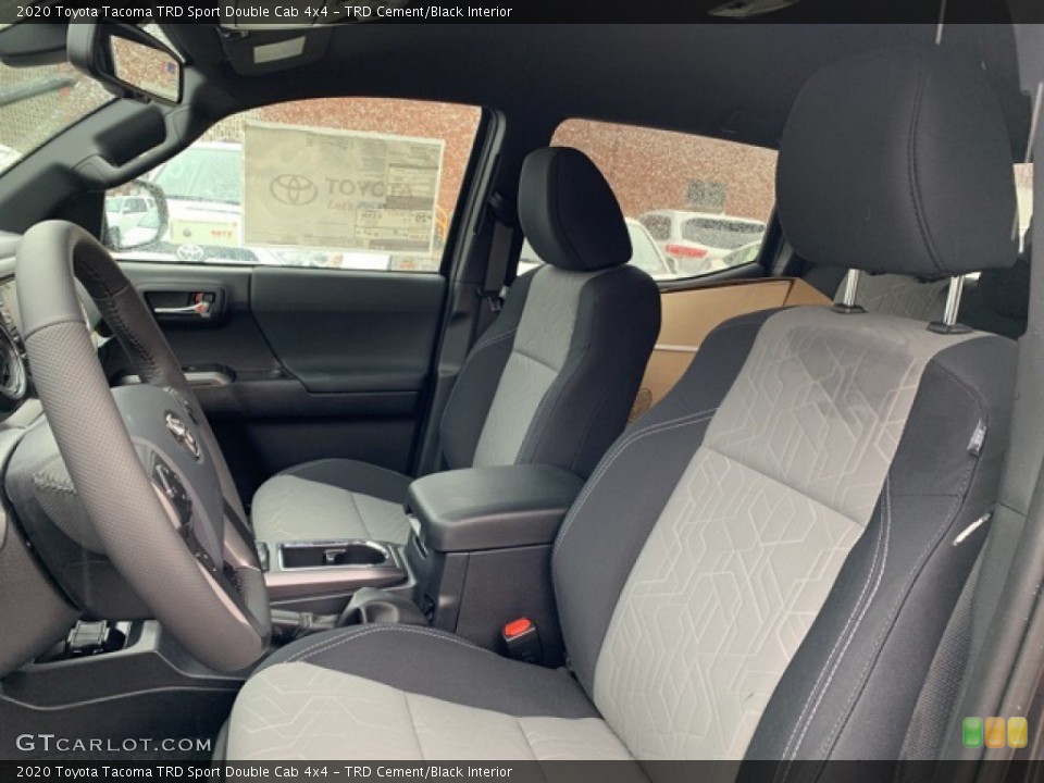 TRD Cement/Black Interior Front Seat for the 2020 Toyota Tacoma TRD Sport Double Cab 4x4 #135877826