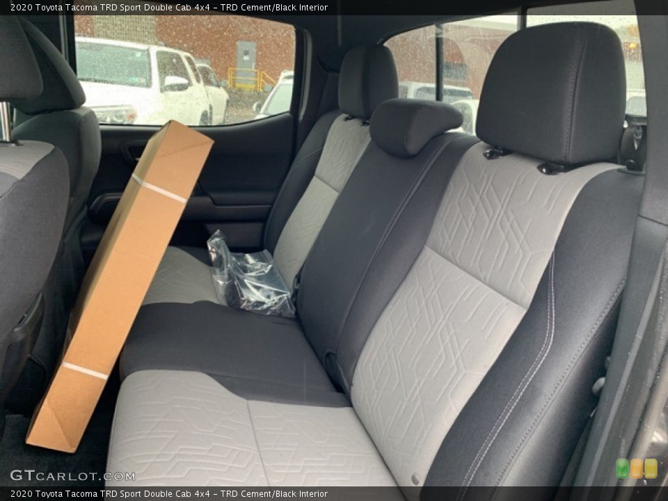 TRD Cement/Black Interior Rear Seat for the 2020 Toyota Tacoma TRD Sport Double Cab 4x4 #135877841
