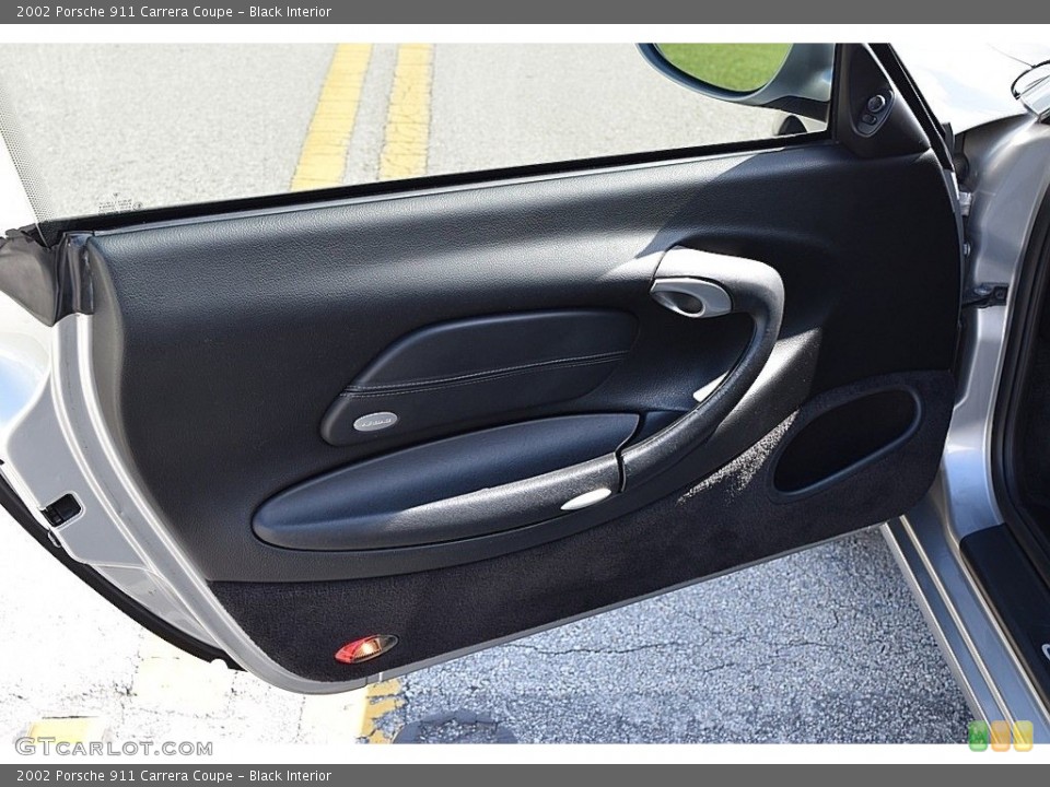 Black Interior Door Panel for the 2002 Porsche 911 Carrera Coupe #135881130