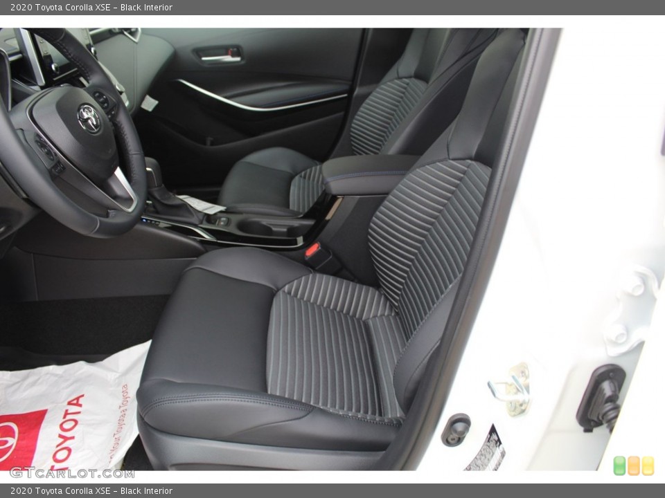Black Interior Front Seat for the 2020 Toyota Corolla XSE #135881283