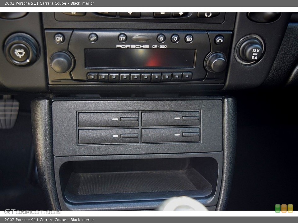 Black Interior Audio System for the 2002 Porsche 911 Carrera Coupe #135881817