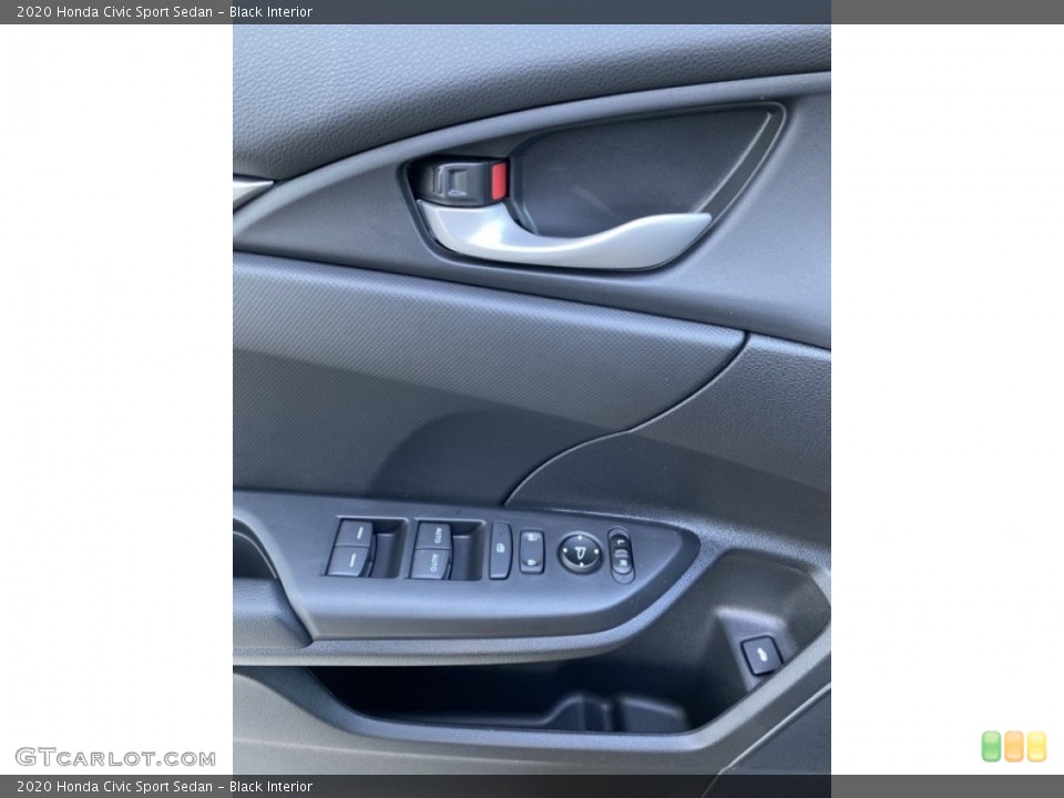 Black Interior Door Panel for the 2020 Honda Civic Sport Sedan #135889956