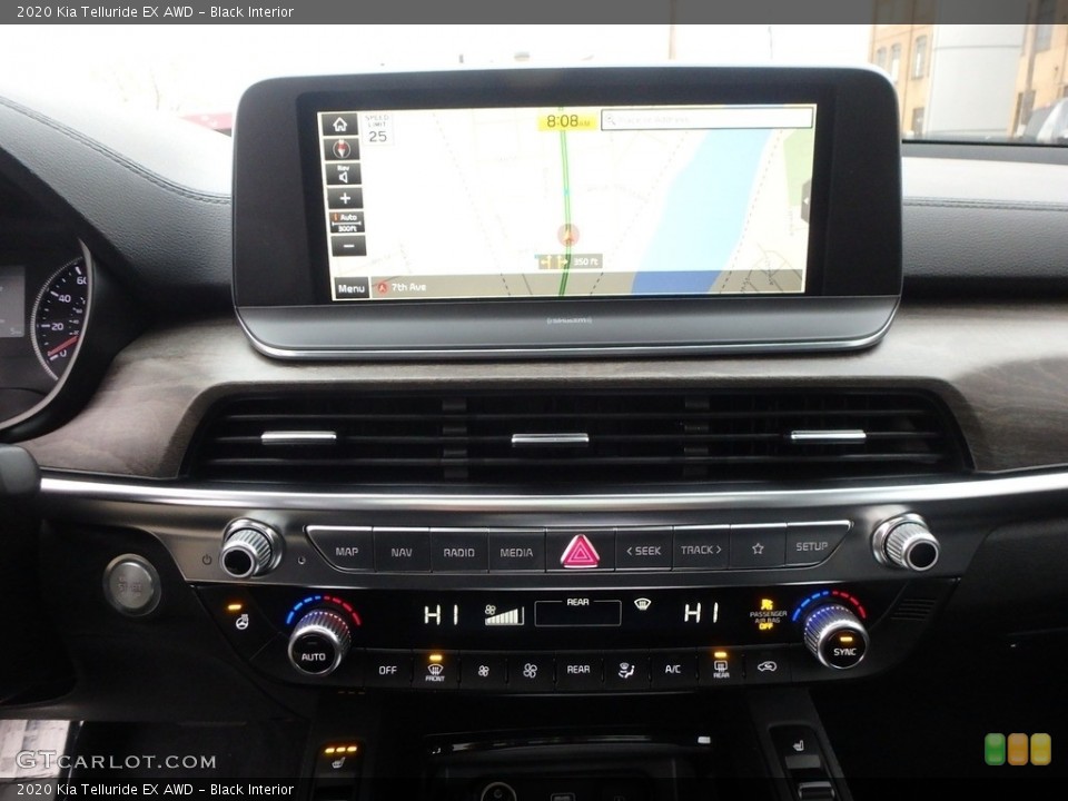 Black Interior Navigation for the 2020 Kia Telluride EX AWD #135895059