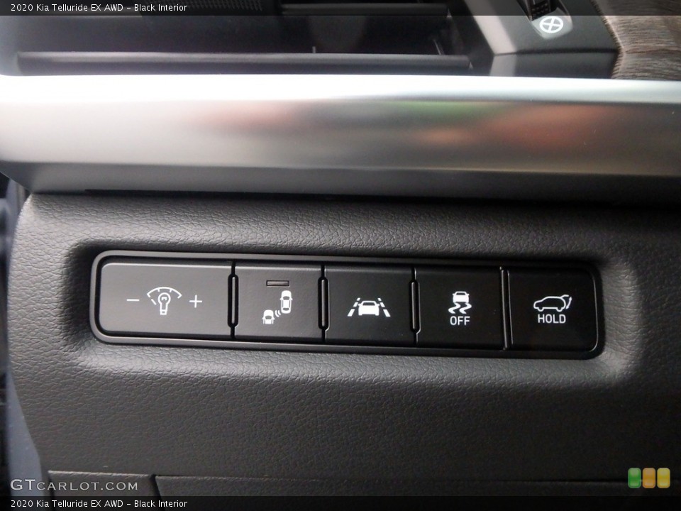 Black Interior Controls for the 2020 Kia Telluride EX AWD #135895077