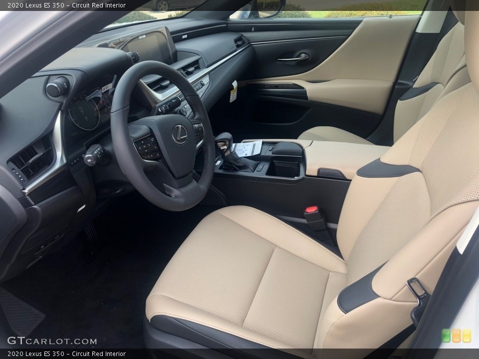 Circuit Red Interior Front Seat for the 2020 Lexus ES 350 #135898743
