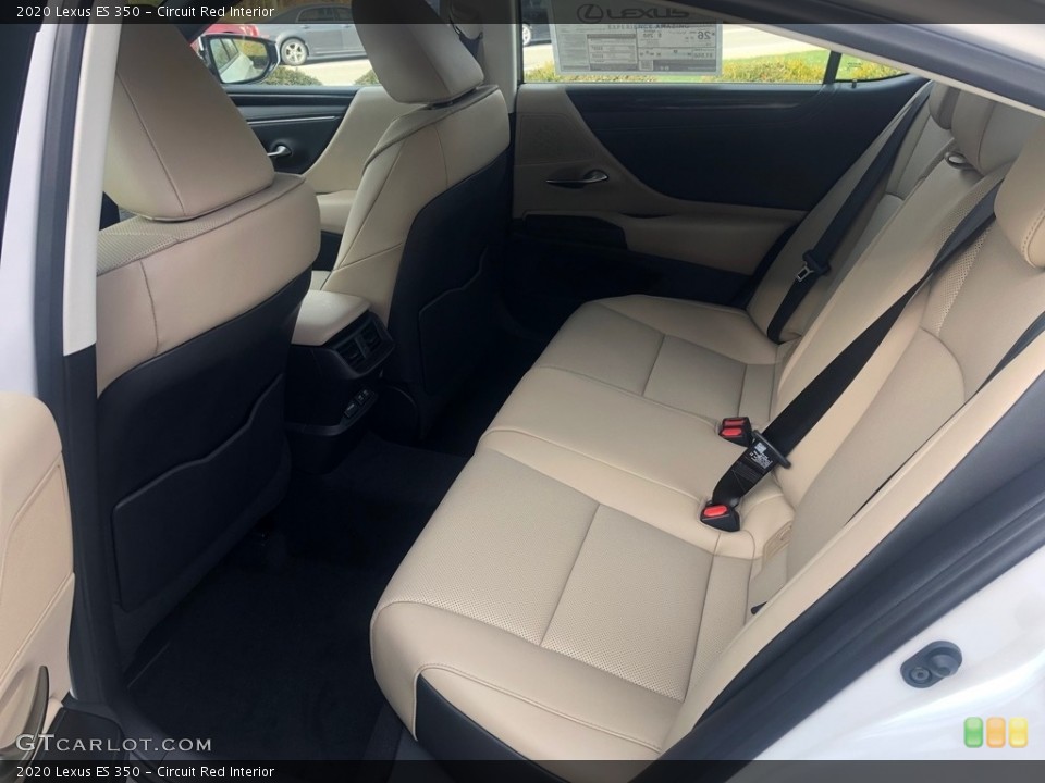 Circuit Red Interior Rear Seat for the 2020 Lexus ES 350 #135898767