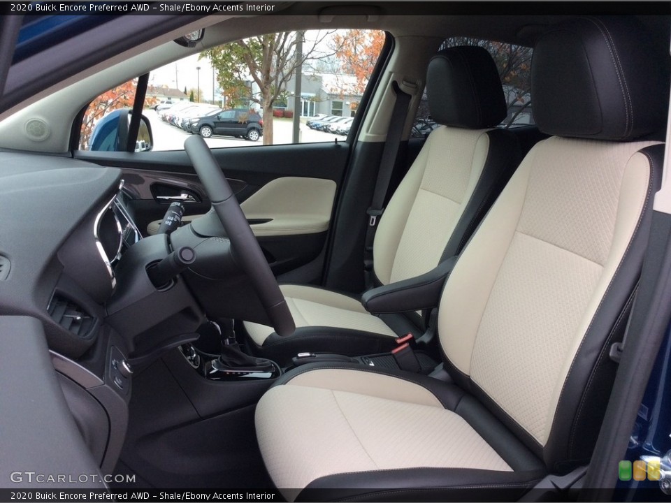 Shale/Ebony Accents Interior Front Seat for the 2020 Buick Encore Preferred AWD #135900033