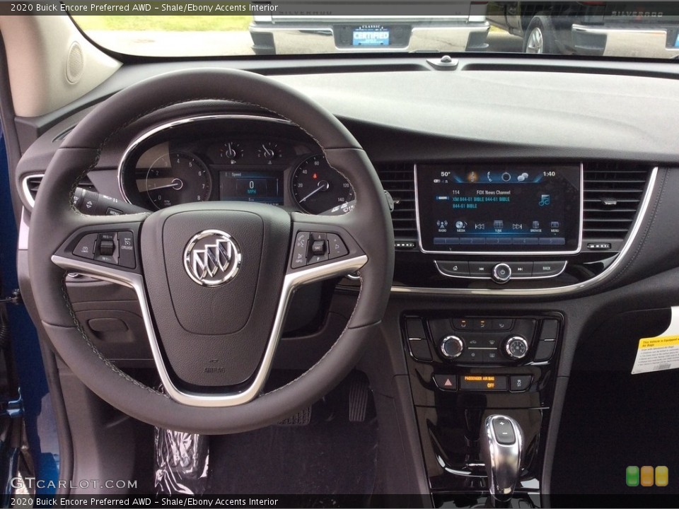 Shale/Ebony Accents Interior Dashboard for the 2020 Buick Encore Preferred AWD #135900061