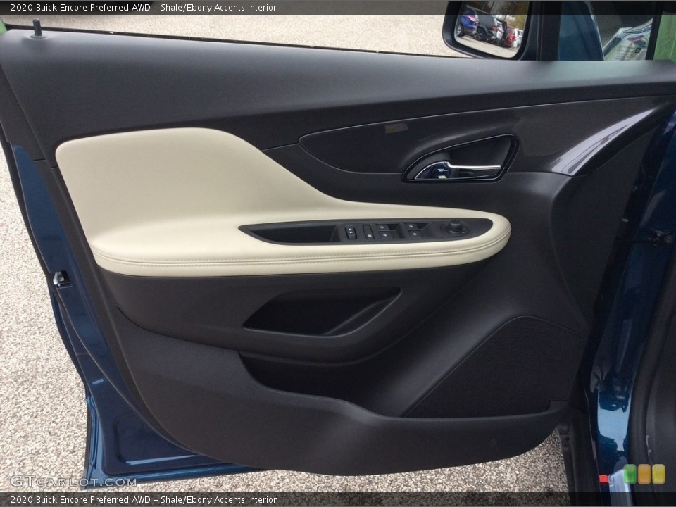 Shale/Ebony Accents Interior Door Panel for the 2020 Buick Encore Preferred AWD #135900279