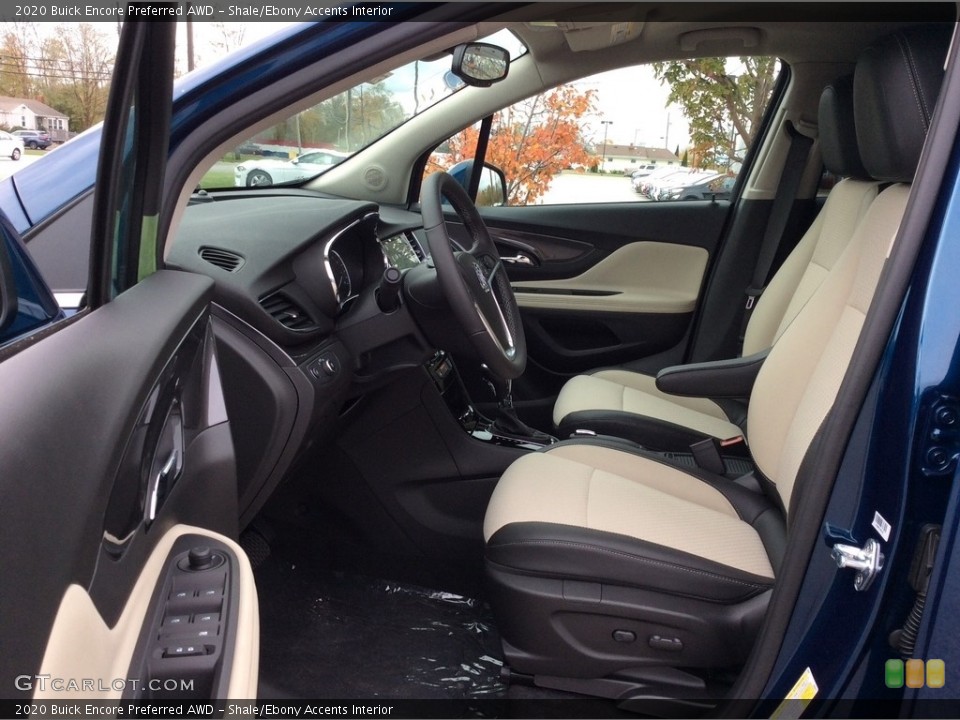 Shale/Ebony Accents 2020 Buick Encore Interiors