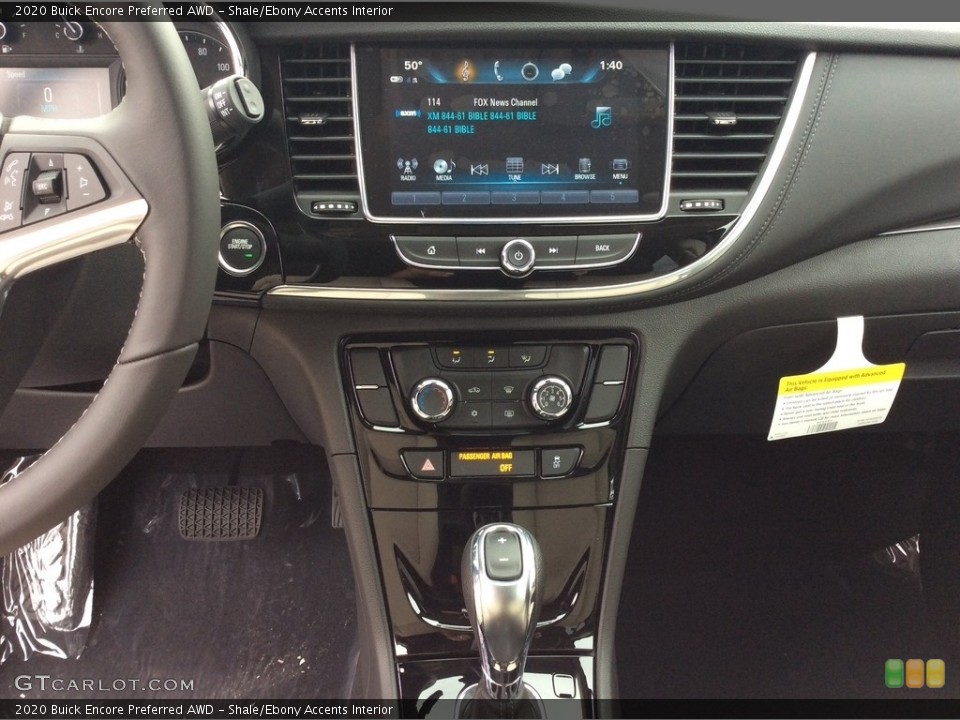 Shale/Ebony Accents Interior Dashboard for the 2020 Buick Encore Preferred AWD #135900357