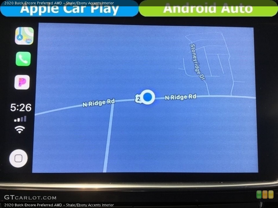 Shale/Ebony Accents Interior Navigation for the 2020 Buick Encore Preferred AWD #135900459