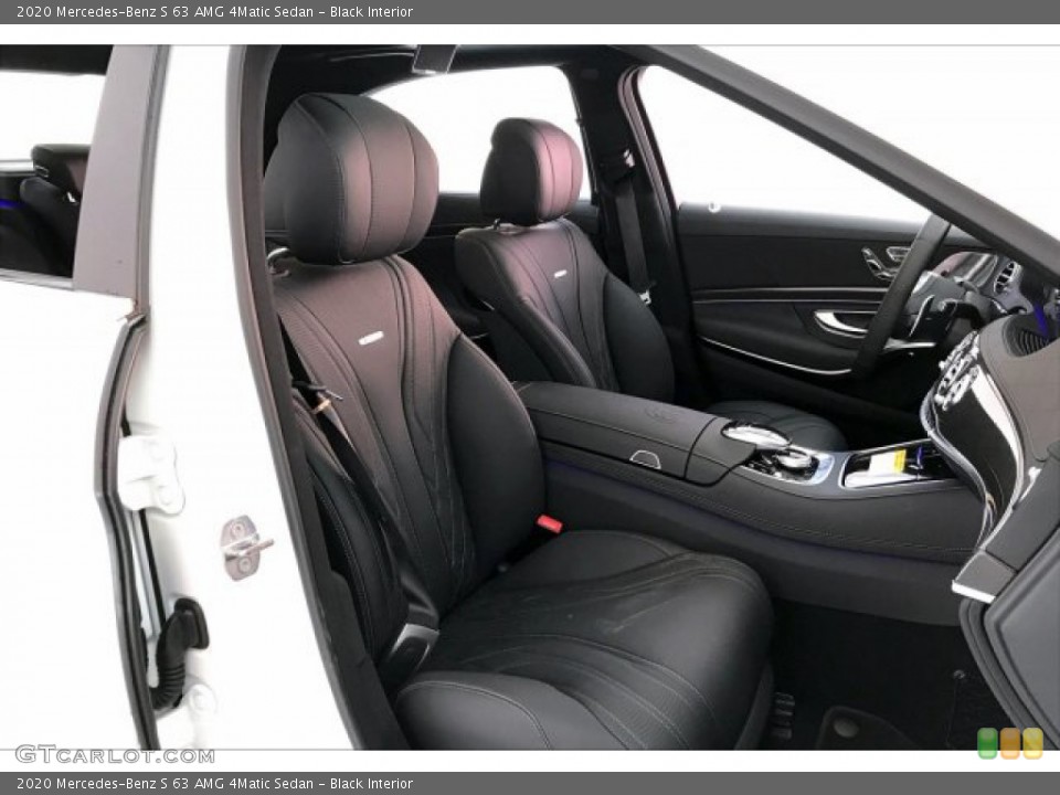 Black Interior Front Seat for the 2020 Mercedes-Benz S 63 AMG 4Matic Sedan #135908246