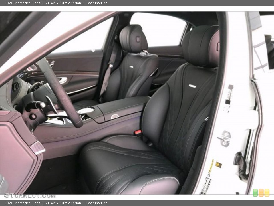 Black Interior Front Seat for the 2020 Mercedes-Benz S 63 AMG 4Matic Sedan #135908393