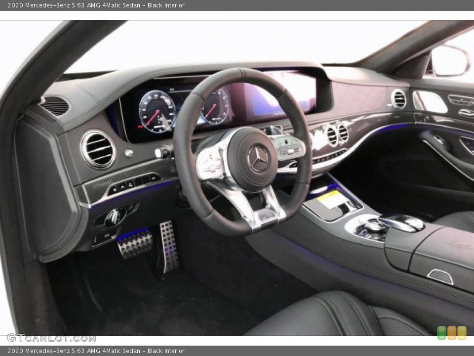 Black Interior Dashboard for the 2020 Mercedes-Benz S 63 AMG 4Matic Sedan #135908549