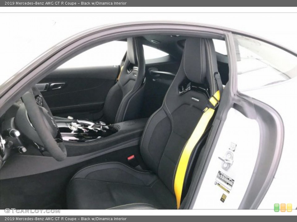 Black w/Dinamica Interior Front Seat for the 2019 Mercedes-Benz AMG GT R Coupe #135909086