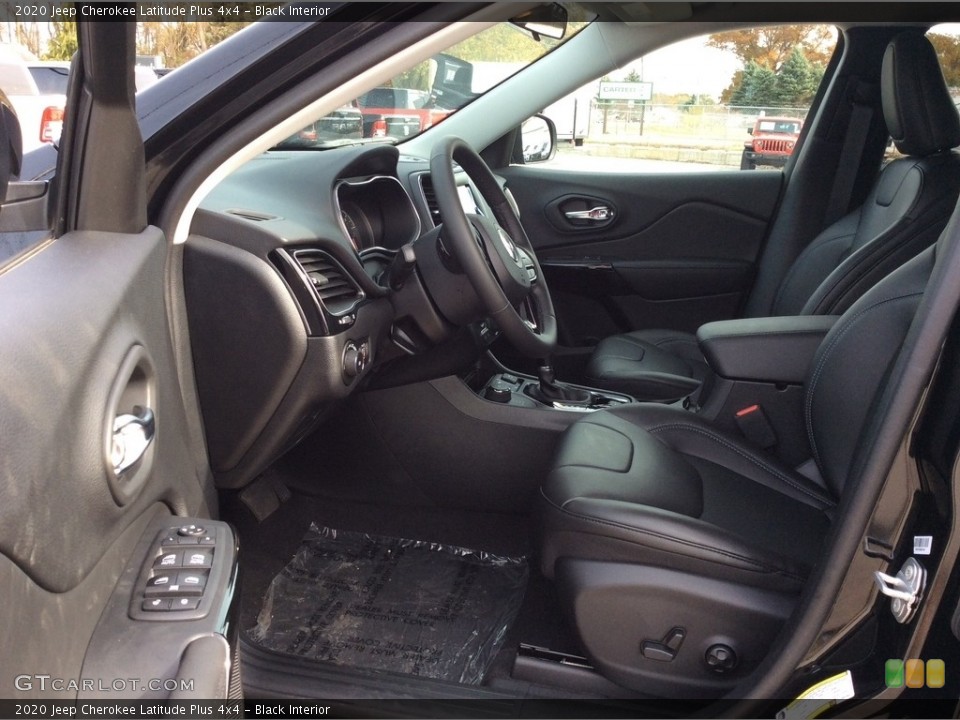 Black Interior Front Seat for the 2020 Jeep Cherokee Latitude Plus 4x4 #135916248