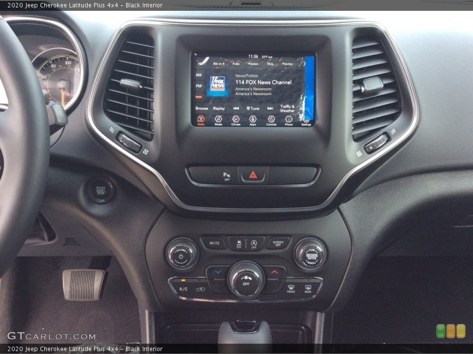 Black Interior Controls for the 2020 Jeep Cherokee Latitude Plus 4x4 #135916337