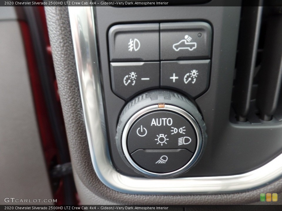Gideon/­Very Dark Atmosphere Interior Controls for the 2020 Chevrolet Silverado 2500HD LTZ Crew Cab 4x4 #135917081