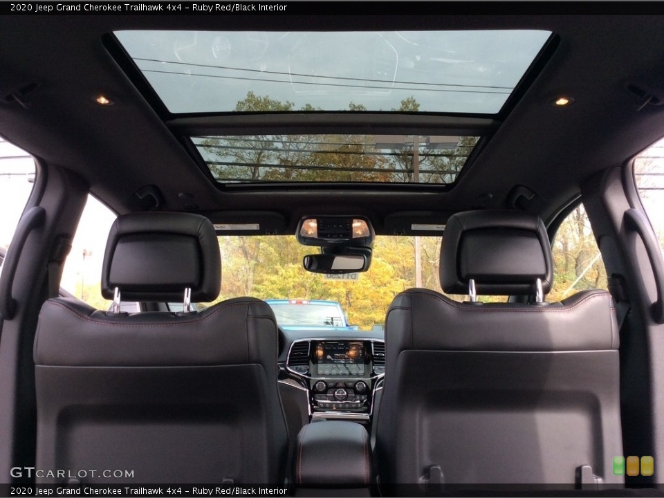 Ruby Red/Black Interior Sunroof for the 2020 Jeep Grand Cherokee Trailhawk 4x4 #135917102