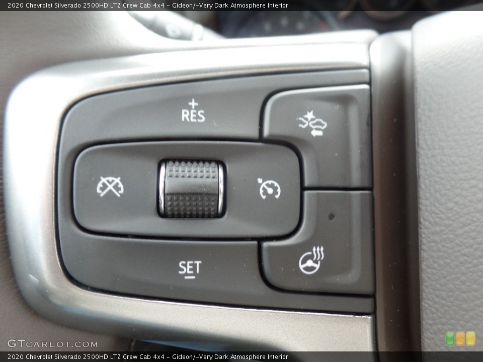 Gideon/­Very Dark Atmosphere Interior Steering Wheel for the 2020 Chevrolet Silverado 2500HD LTZ Crew Cab 4x4 #135917123