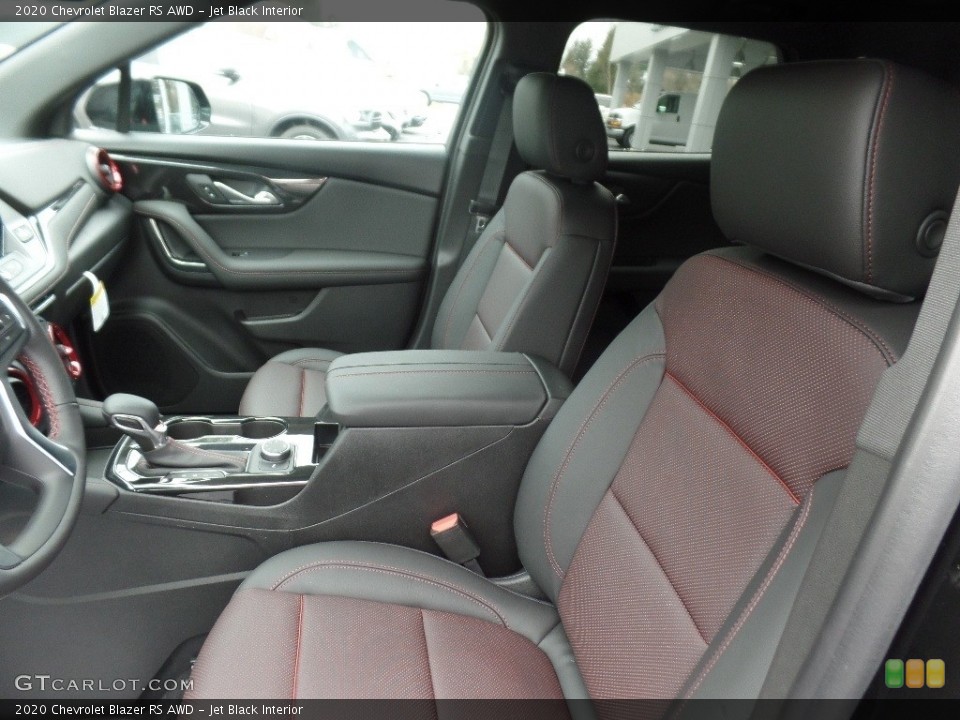 Jet Black Interior Front Seat for the 2020 Chevrolet Blazer RS AWD #135918344