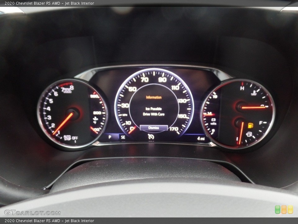 Jet Black Interior Gauges for the 2020 Chevrolet Blazer RS AWD #135918545