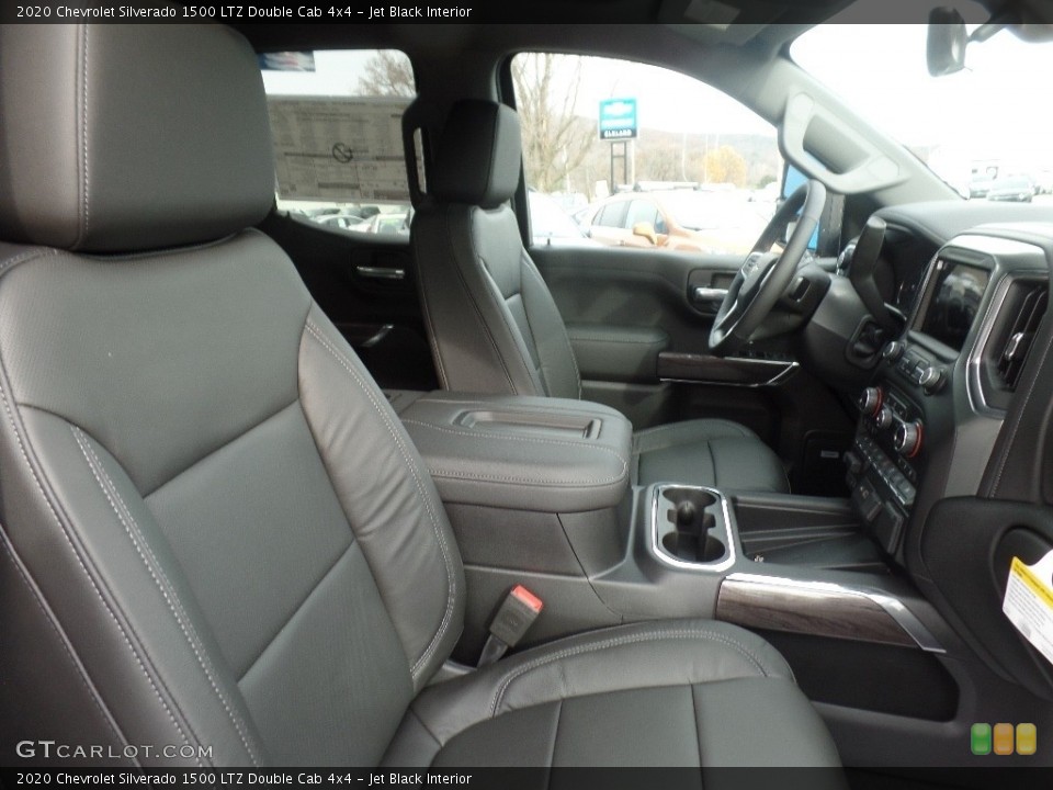 Jet Black Interior Front Seat for the 2020 Chevrolet Silverado 1500 LTZ Double Cab 4x4 #135920747