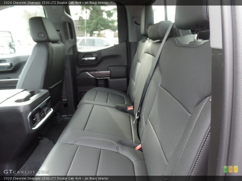 Jet Black Interior Rear Seat for the 2020 Chevrolet Silverado 1500 LTZ Double Cab 4x4 #135920915