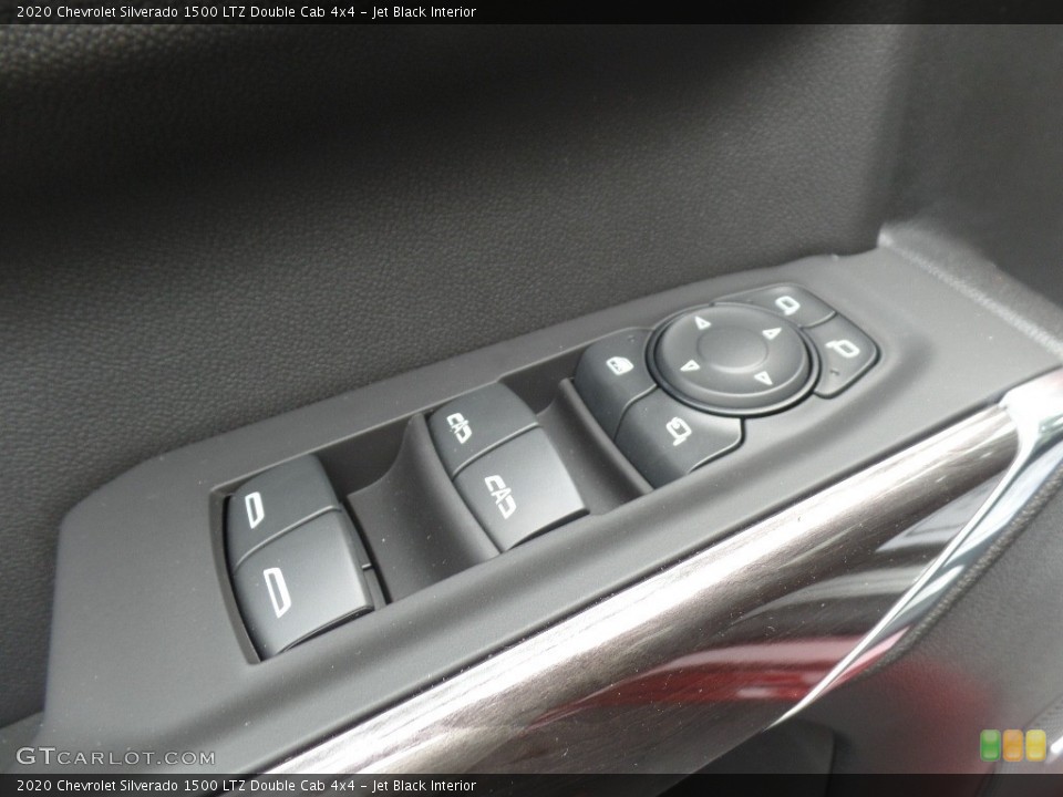 Jet Black Interior Controls for the 2020 Chevrolet Silverado 1500 LTZ Double Cab 4x4 #135920990
