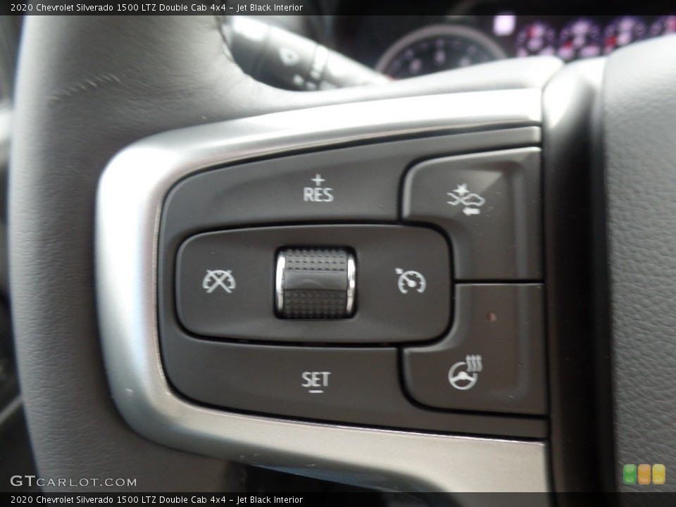 Jet Black Interior Steering Wheel for the 2020 Chevrolet Silverado 1500 LTZ Double Cab 4x4 #135921197
