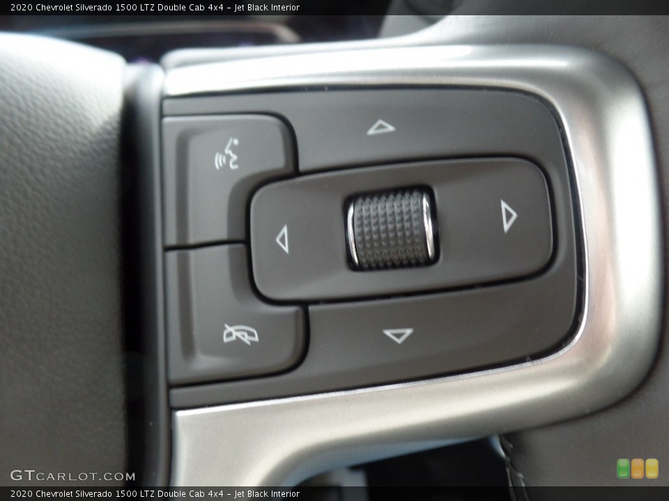 Jet Black Interior Steering Wheel for the 2020 Chevrolet Silverado 1500 LTZ Double Cab 4x4 #135921218