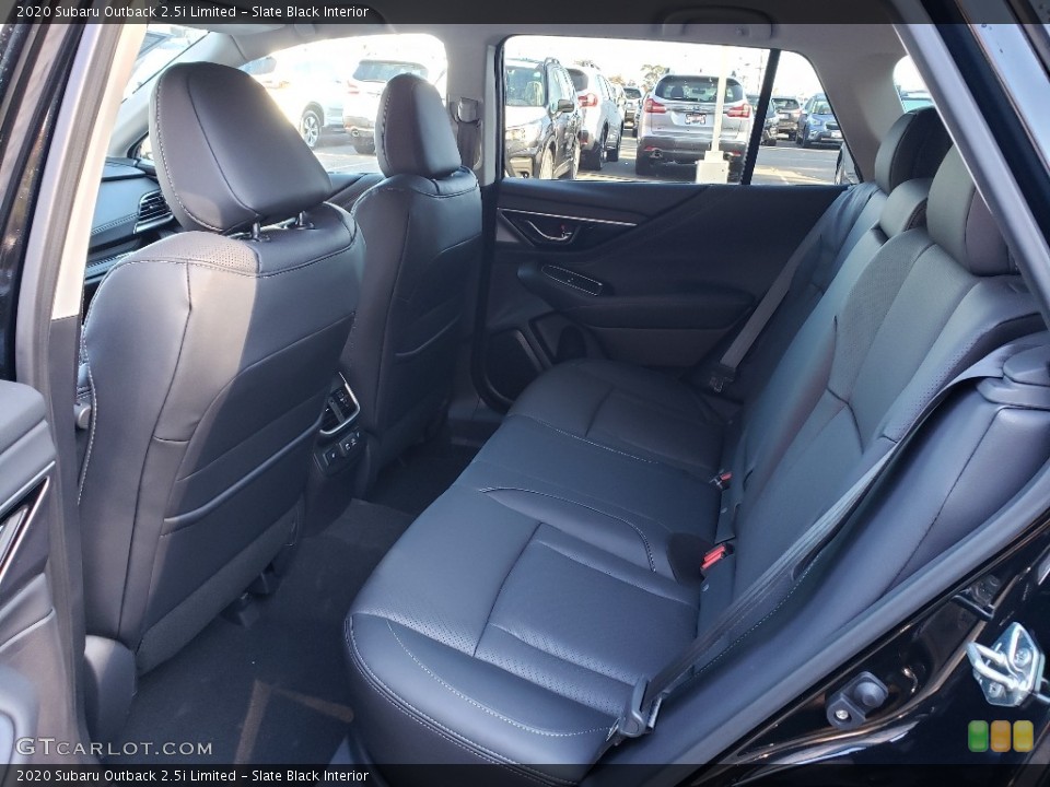 Slate Black Interior Rear Seat for the 2020 Subaru Outback 2.5i Limited #135923528
