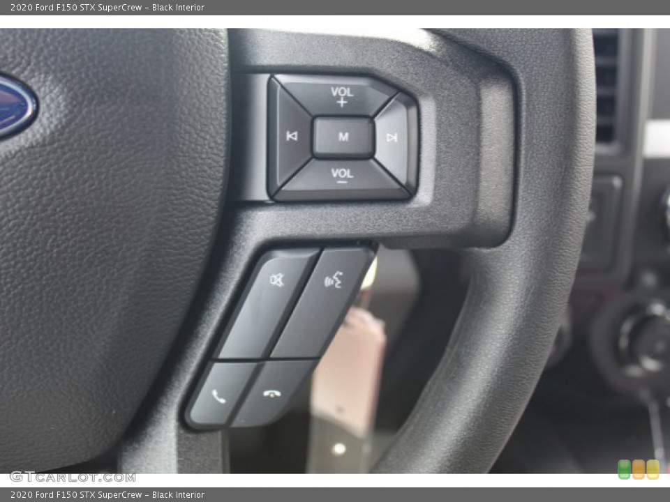Black Interior Steering Wheel for the 2020 Ford F150 STX SuperCrew #135925192