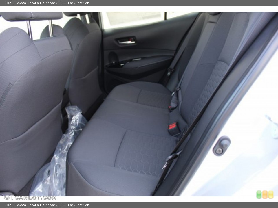 Black Interior Rear Seat for the 2020 Toyota Corolla Hatchback SE #135926815