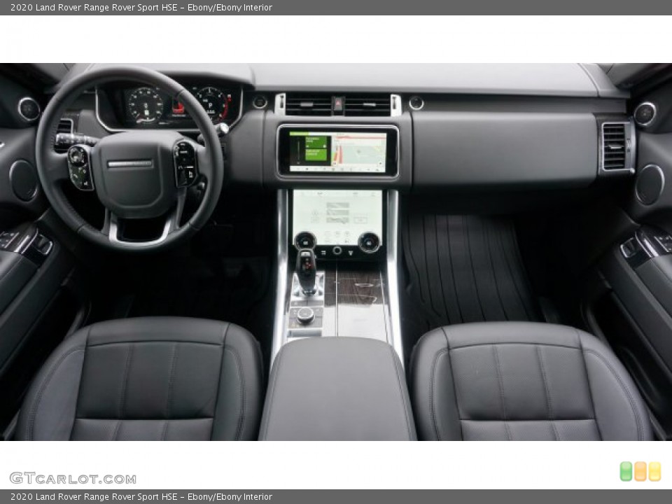 Ebony/Ebony Interior Dashboard for the 2020 Land Rover Range Rover Sport HSE #135926951