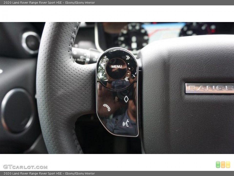 Ebony/Ebony Interior Steering Wheel for the 2020 Land Rover Range Rover Sport HSE #135926992