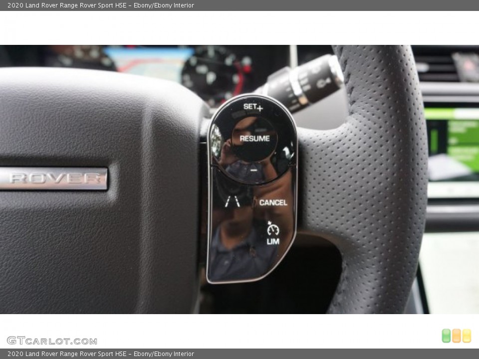 Ebony/Ebony Interior Steering Wheel for the 2020 Land Rover Range Rover Sport HSE #135927013