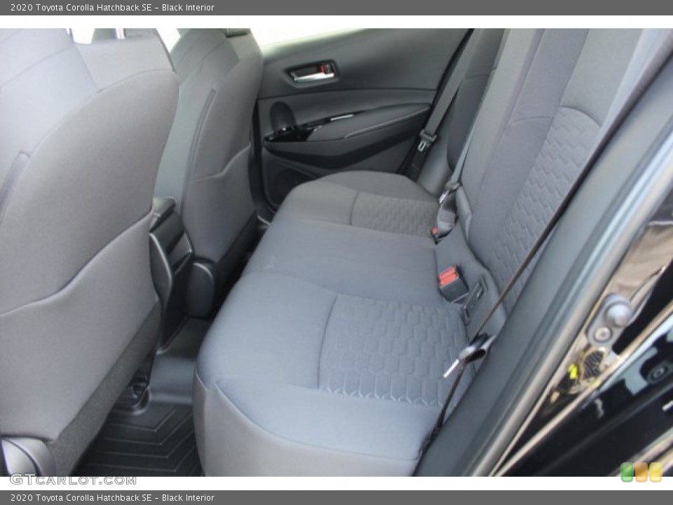 Black Interior Rear Seat for the 2020 Toyota Corolla Hatchback SE #135927334