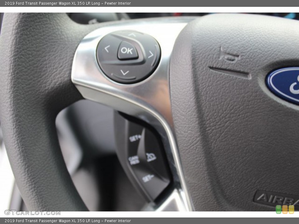 Pewter Interior Steering Wheel for the 2019 Ford Transit Passenger Wagon XL 350 LR Long #135930199