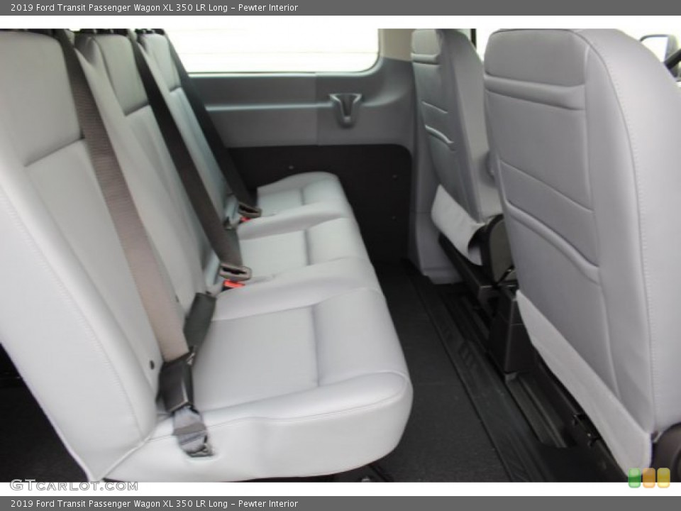 Pewter Interior Rear Seat for the 2019 Ford Transit Passenger Wagon XL 350 LR Long #135930280