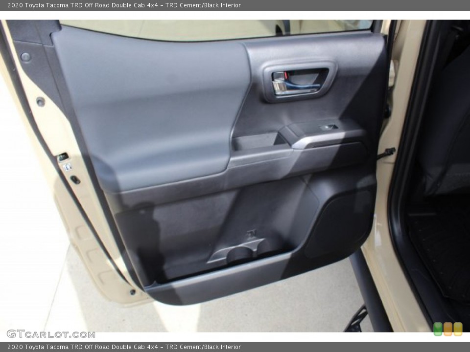 TRD Cement/Black Interior Door Panel for the 2020 Toyota Tacoma TRD Off Road Double Cab 4x4 #135933538