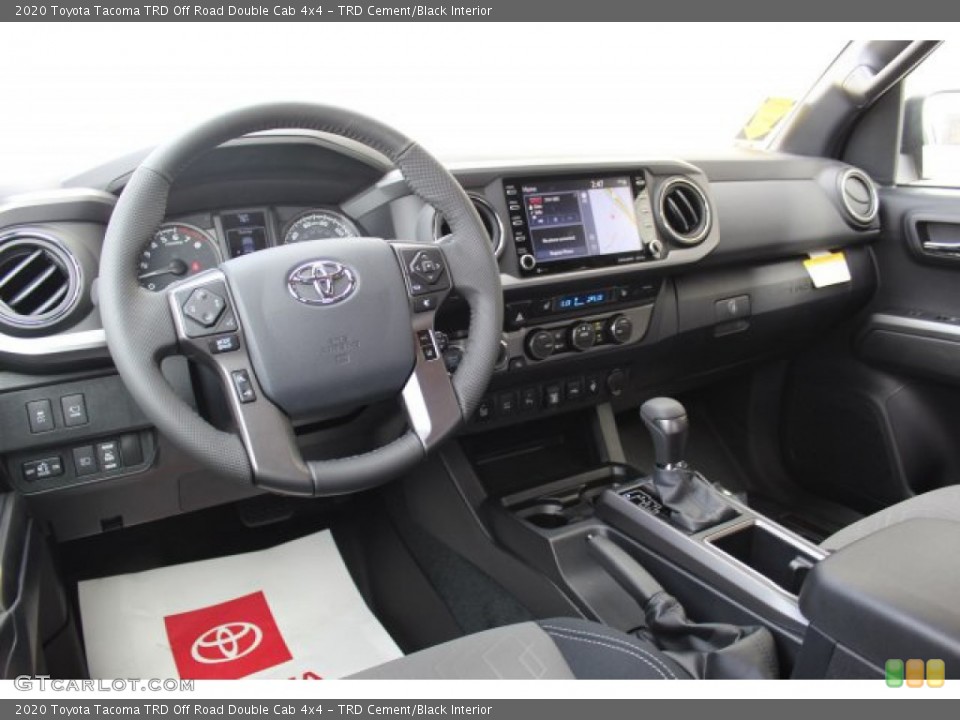 TRD Cement/Black Interior Dashboard for the 2020 Toyota Tacoma TRD Off Road Double Cab 4x4 #135933568