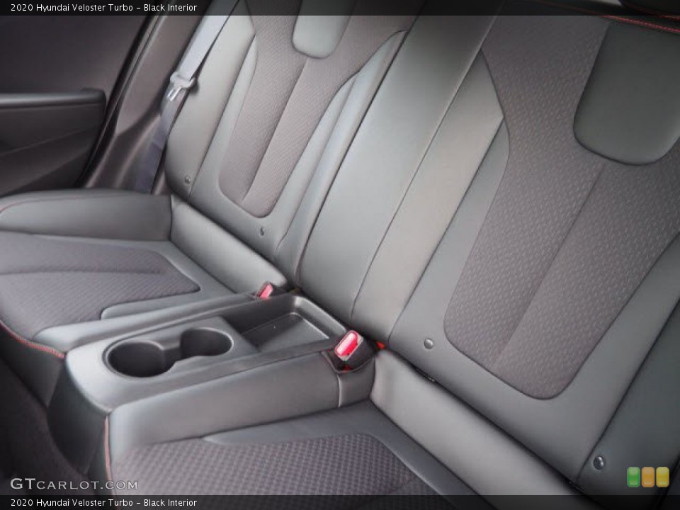 Black Interior Rear Seat for the 2020 Hyundai Veloster Turbo #135934213