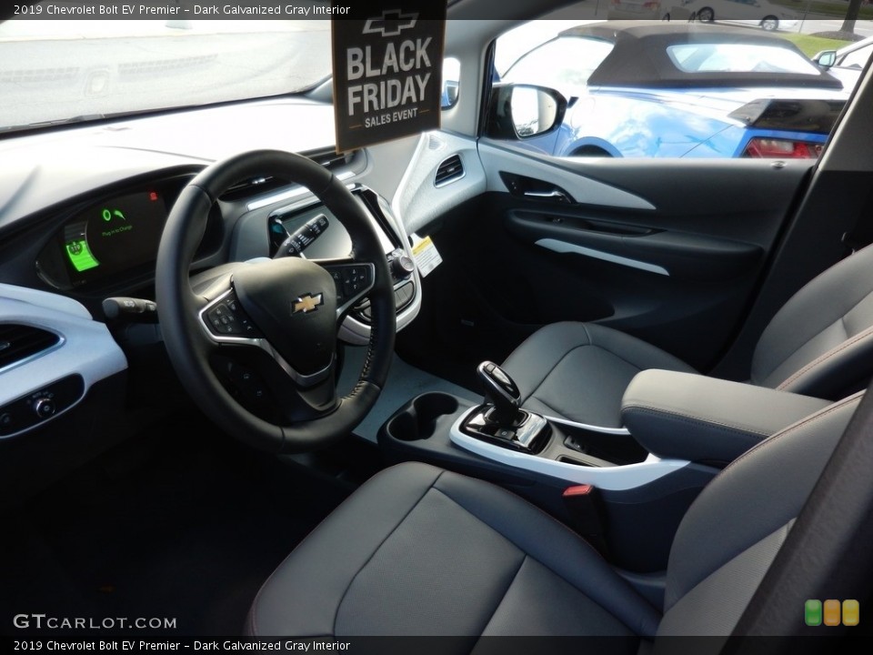 Dark Galvanized Gray Interior Front Seat for the 2019 Chevrolet Bolt EV Premier #135935806