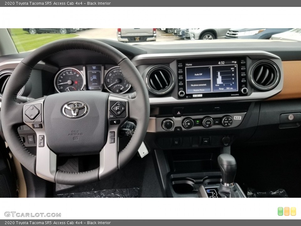 Black Interior Dashboard for the 2020 Toyota Tacoma SR5 Access Cab 4x4 #135938179