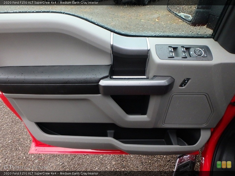 Medium Earth Gray Interior Door Panel for the 2020 Ford F150 XLT SuperCrew 4x4 #135940384