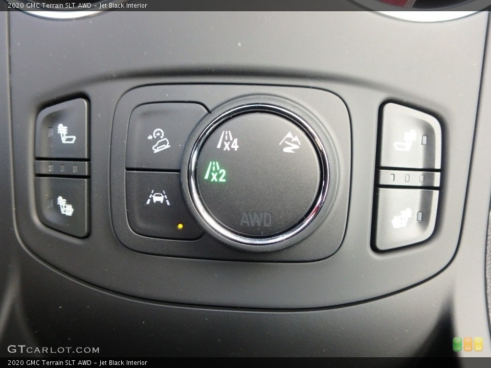 Jet Black Interior Controls for the 2020 GMC Terrain SLT AWD #135940897