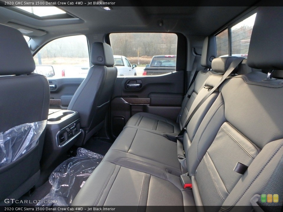 Jet Black Interior Rear Seat for the 2020 GMC Sierra 1500 Denali Crew Cab 4WD #135941464