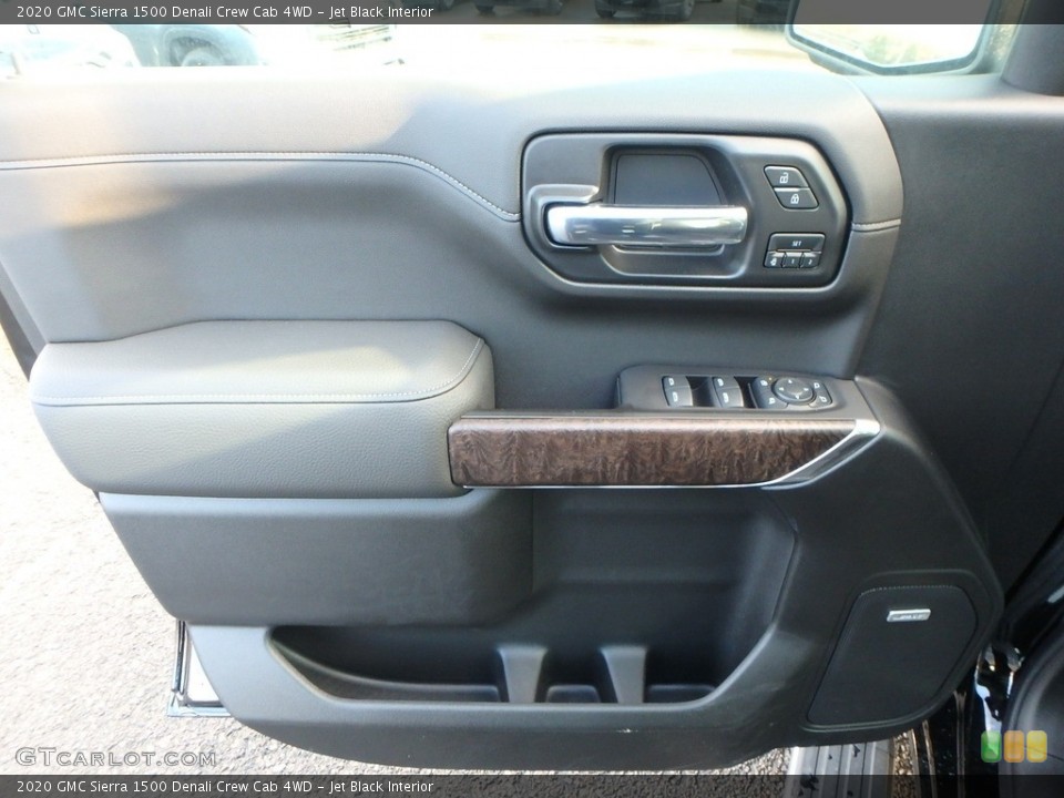 Jet Black Interior Door Panel for the 2020 GMC Sierra 1500 Denali Crew Cab 4WD #135941491